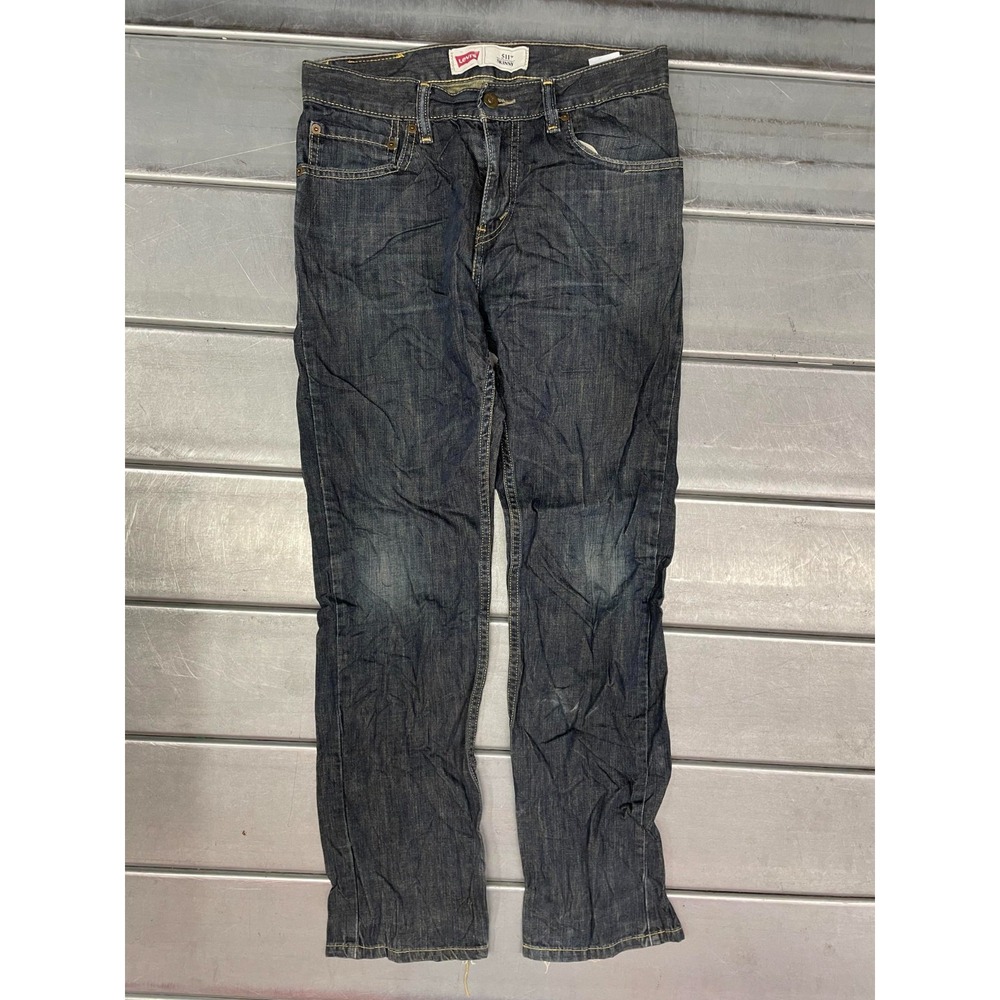 Levis 511 Skinny‎ Jeans Womens 18 R 29x29 Dark Wash Denim 100% Cotton